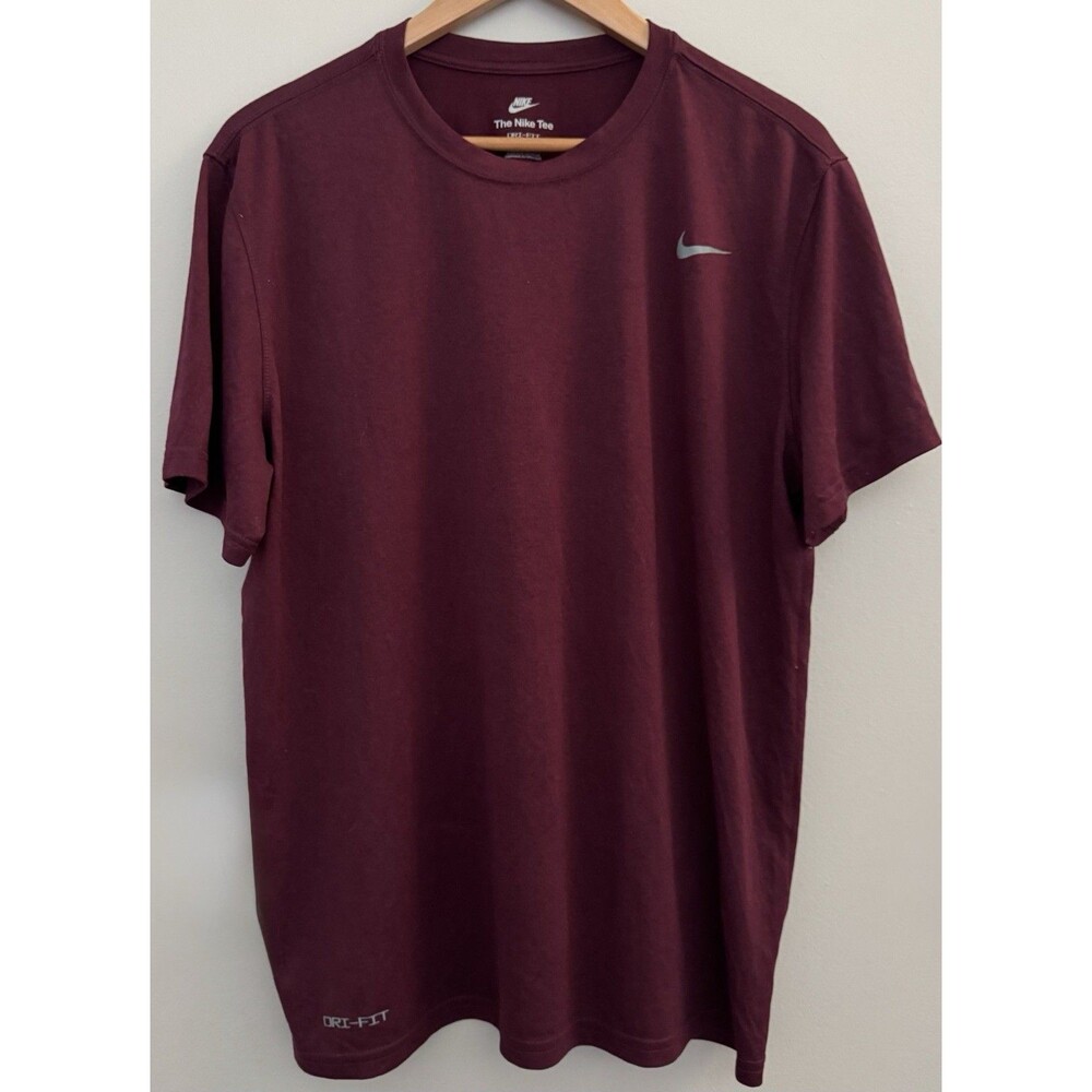 Nike Men’s Xl Maroon Dri-Fit Short Sleeve Tshirt